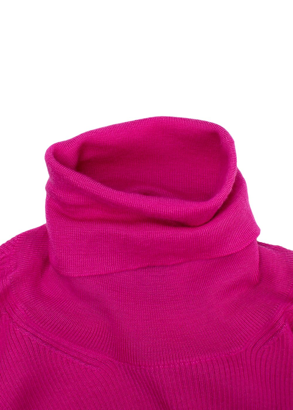 Dolce  Gabbana Pink Cashmere Turtleneck Sweater Size M magenta pink