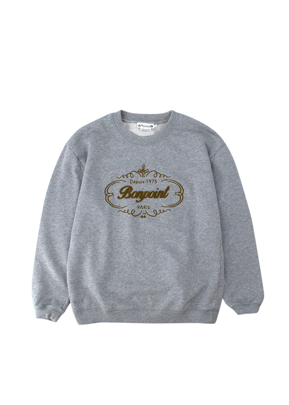 Boys Bonpoint Grey Cotton Sweatshirt Size 10 Years +