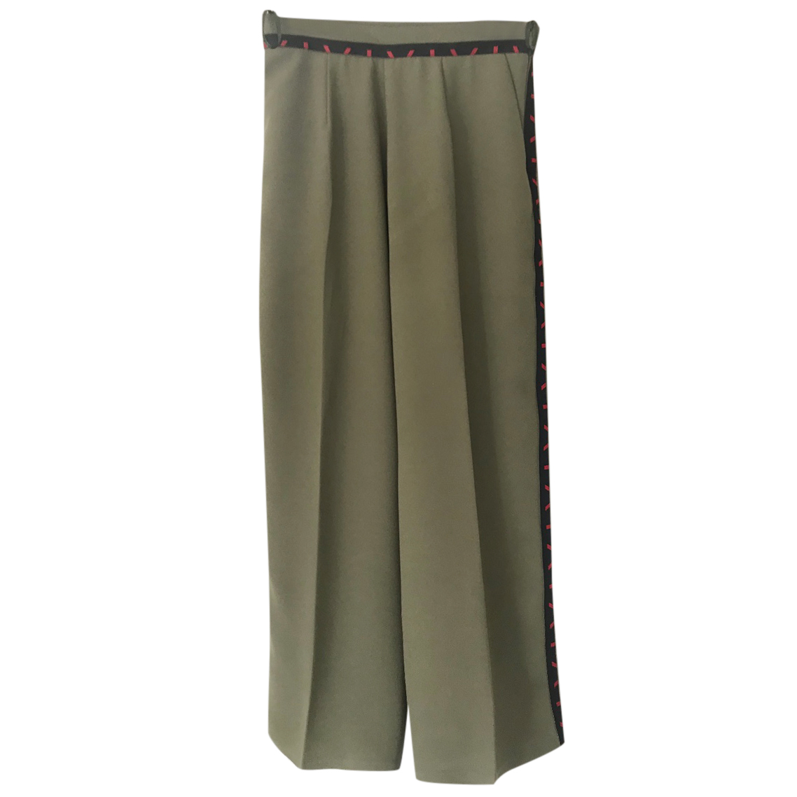 Lug Von Siga khaki summer weight trousers Size S Green polyester