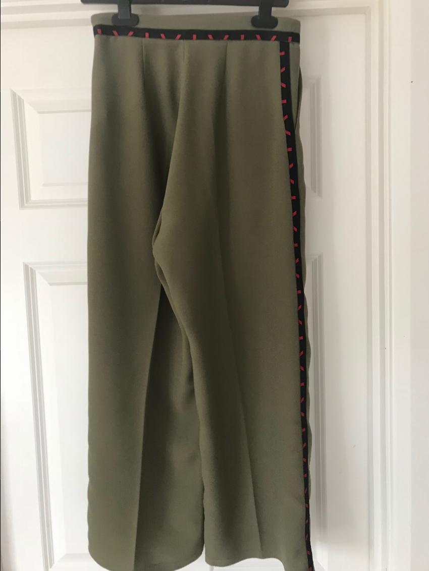 Lug Von Siga khaki summer weight trousers Size S Green polyester