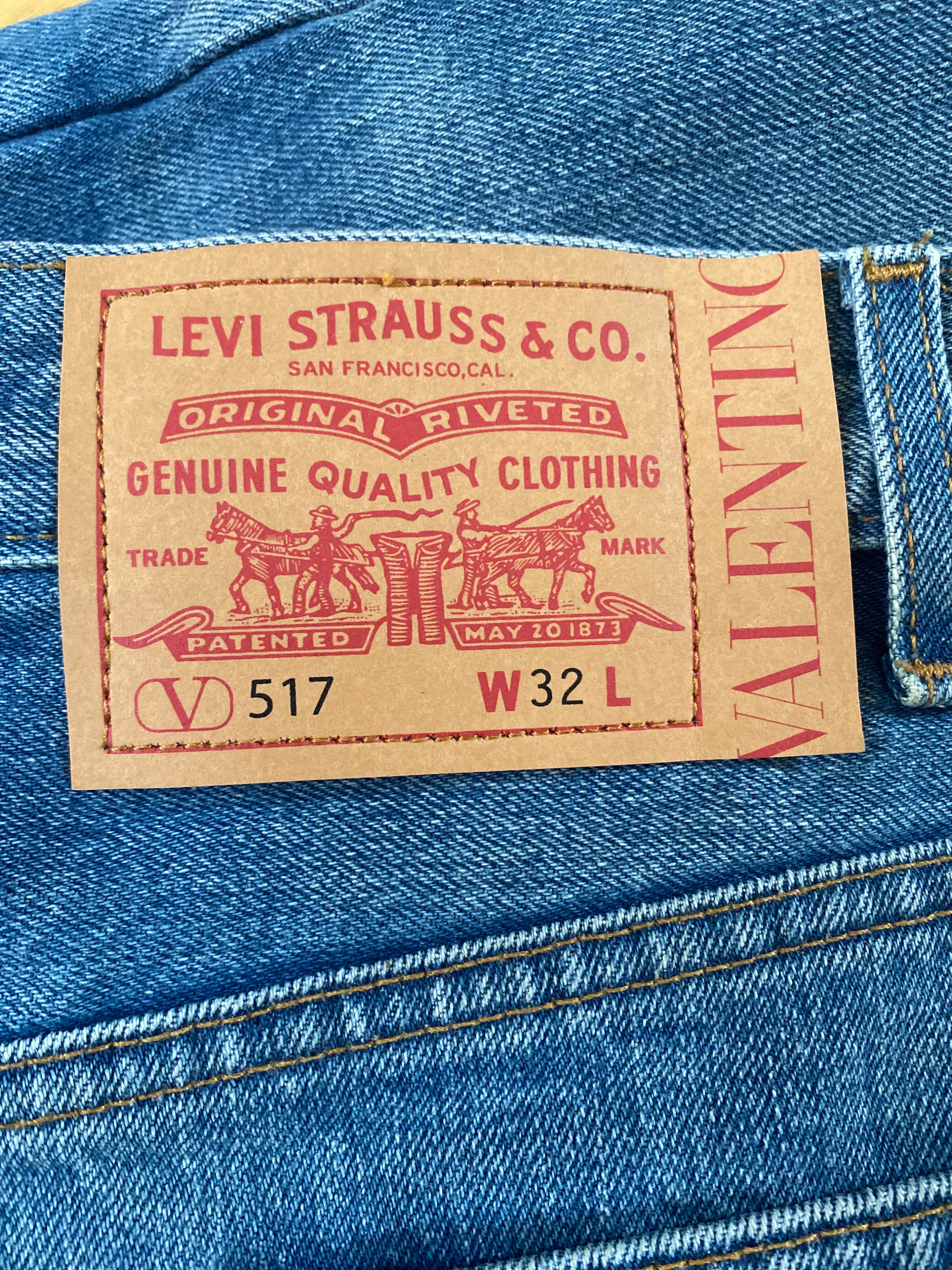 Valentino Garavani x Levi's Sold-out 517 Bootcut Jeans Size 32