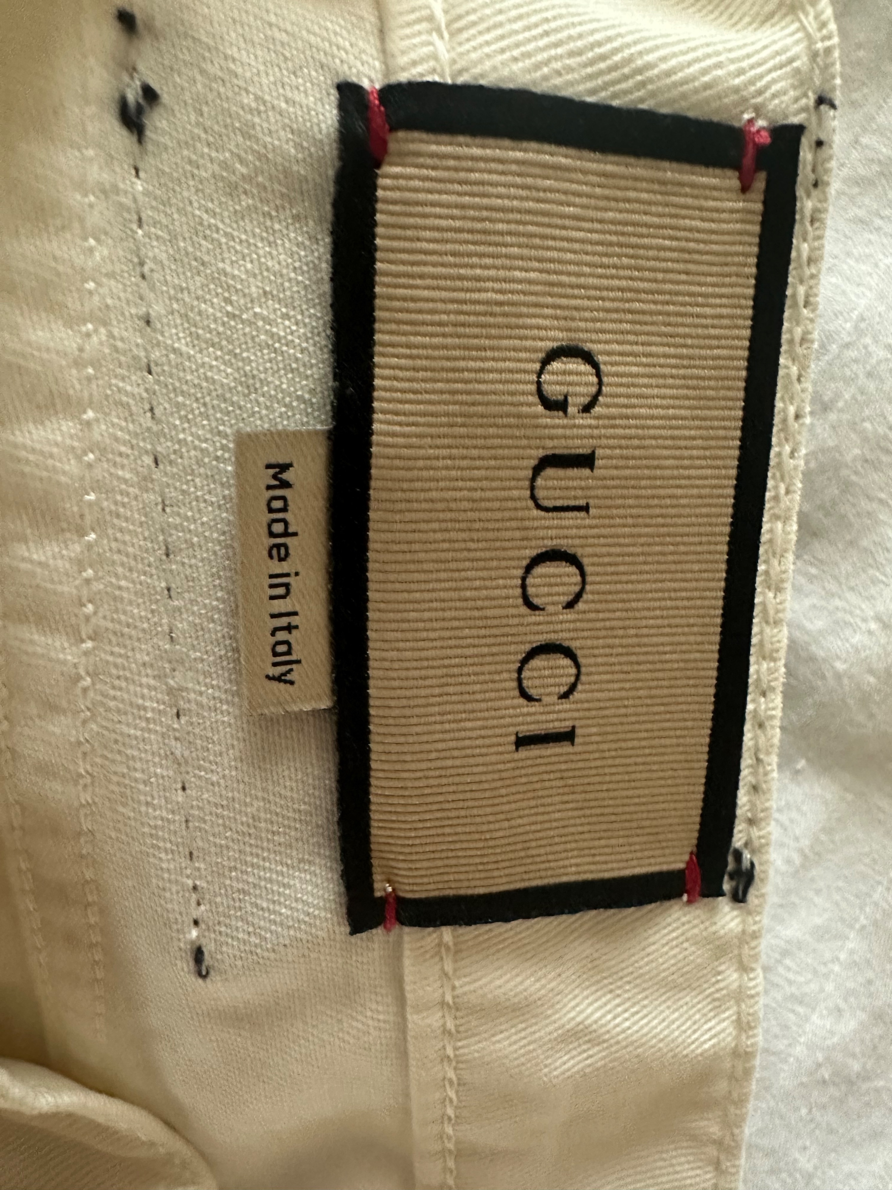 Gucci White Denim Shorts Size 26/66 coton