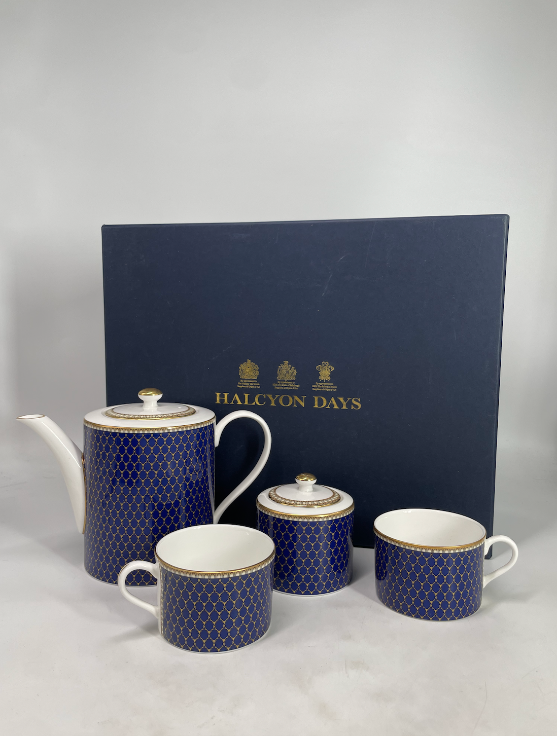 Halcyon Days Antler Trellis Tea for Two Set