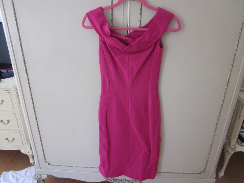 Emilio Pucci Off-The-Shoulder Sheath Dress Size XS Pink viscose