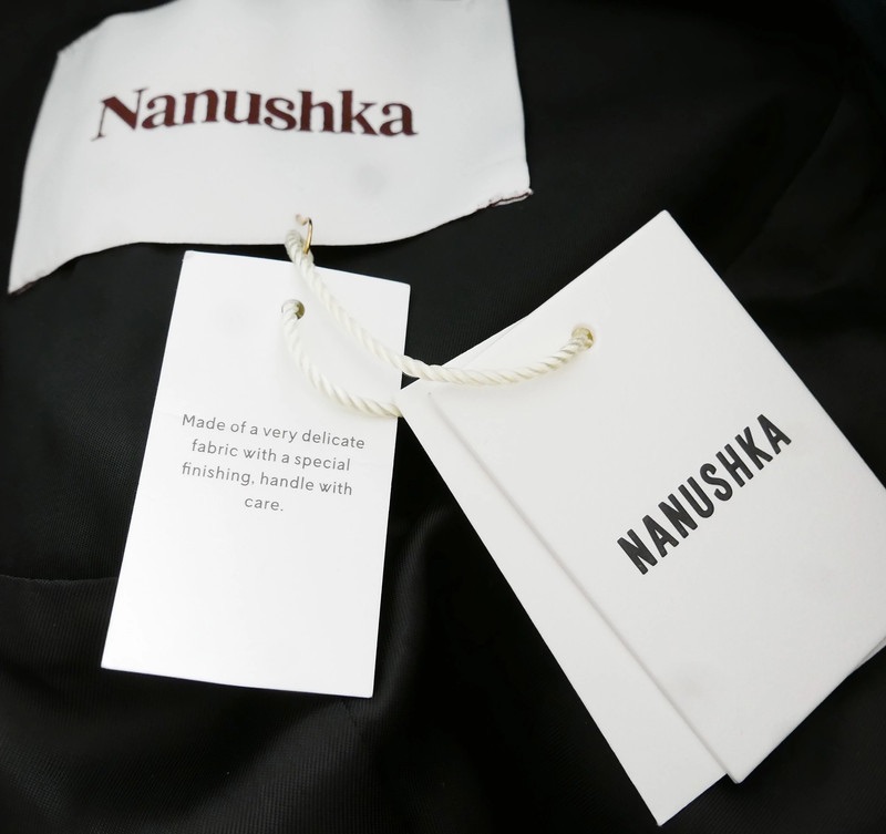 Nanushka Black Liban Nylon Quilted Short Coat Size L