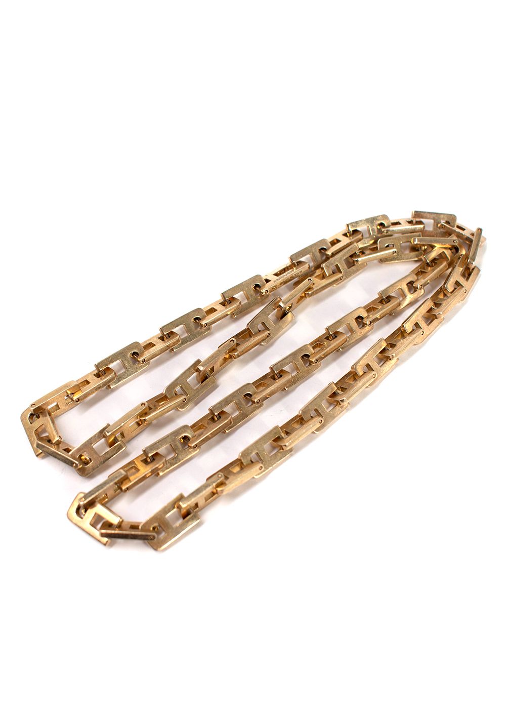 Ambush Gold Tone  Sling Snap Necklace