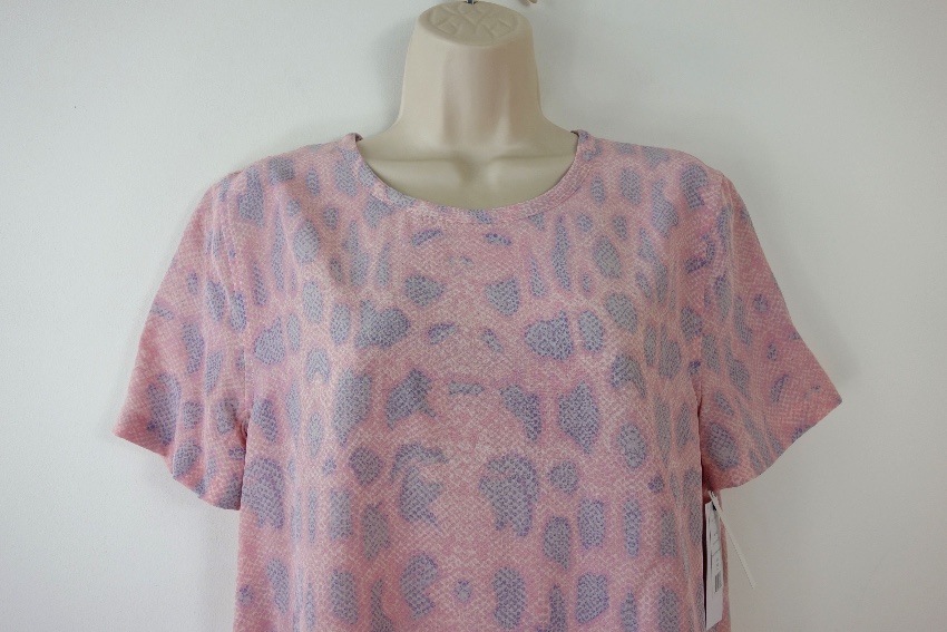 Equipment Powder Pink Riley Tee Size XS silk