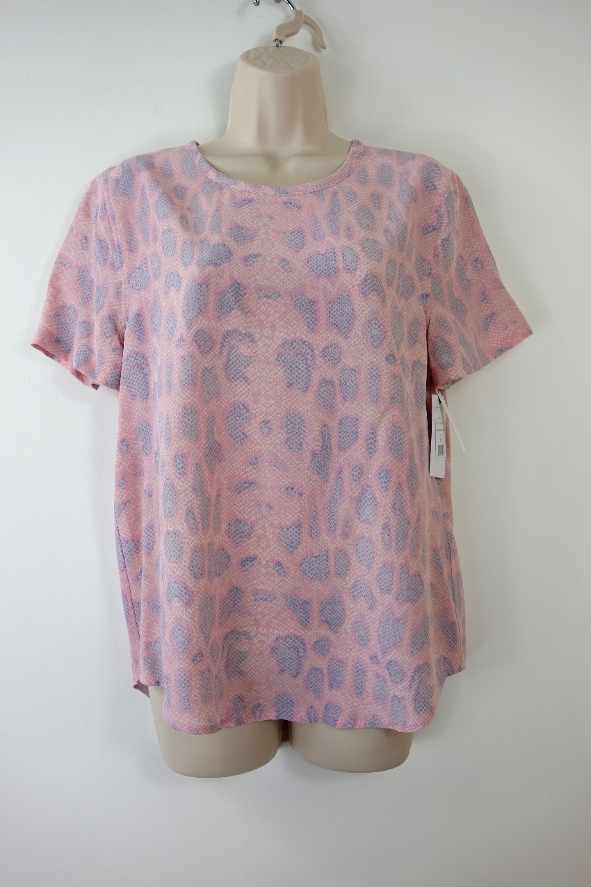 Equipment Powder Pink Riley Tee Size XS silk