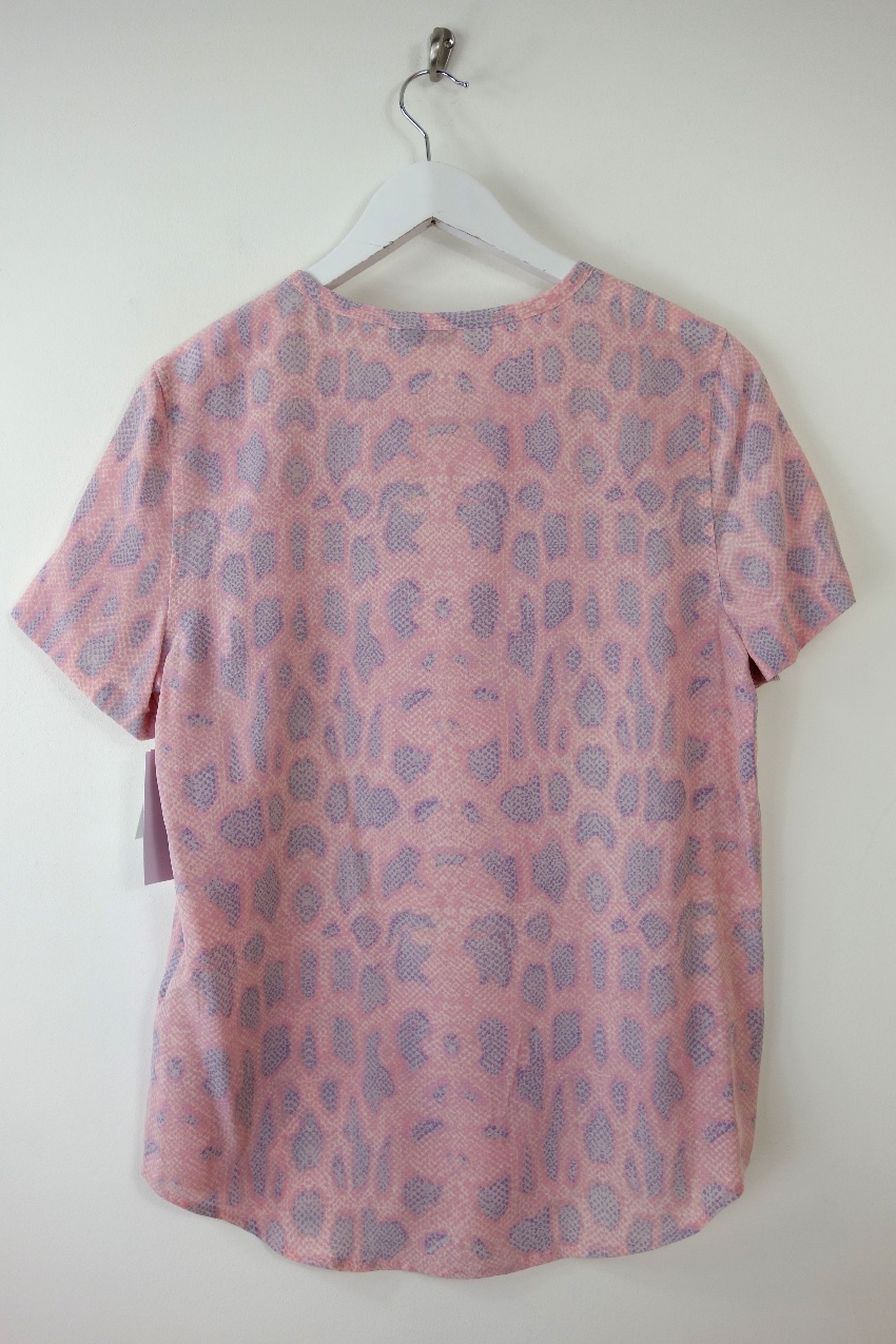 Equipment Powder Pink Riley Tee Size XS silk