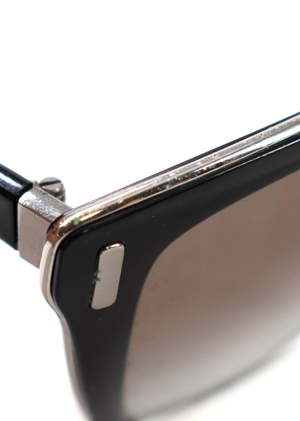 Preowned Prada Black Cat-eye Sunglasses metal