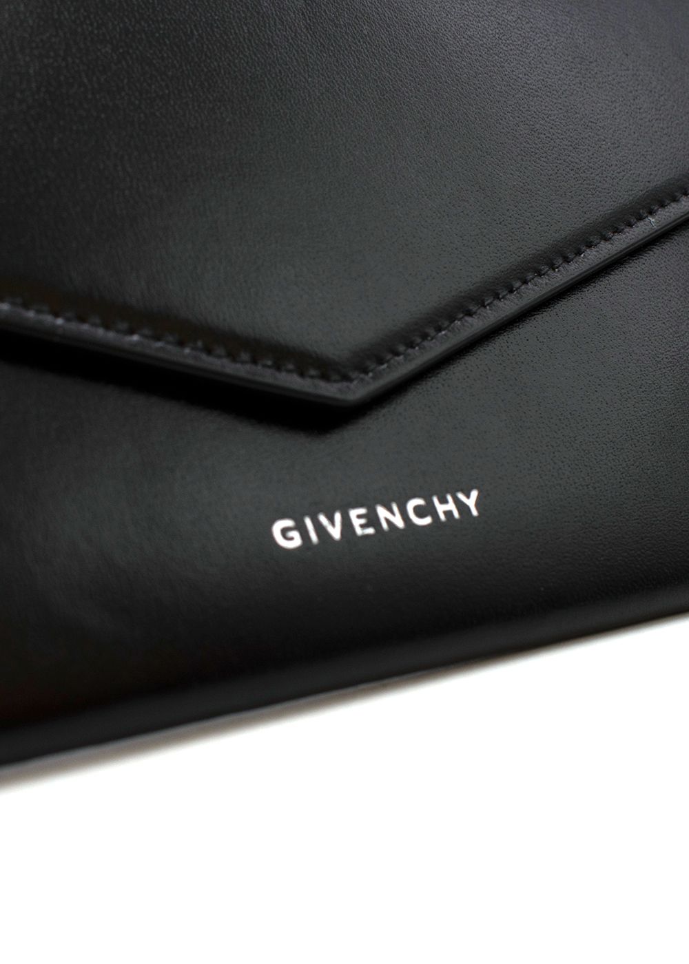 Givenchy Black Leather SS23 Show Pouch