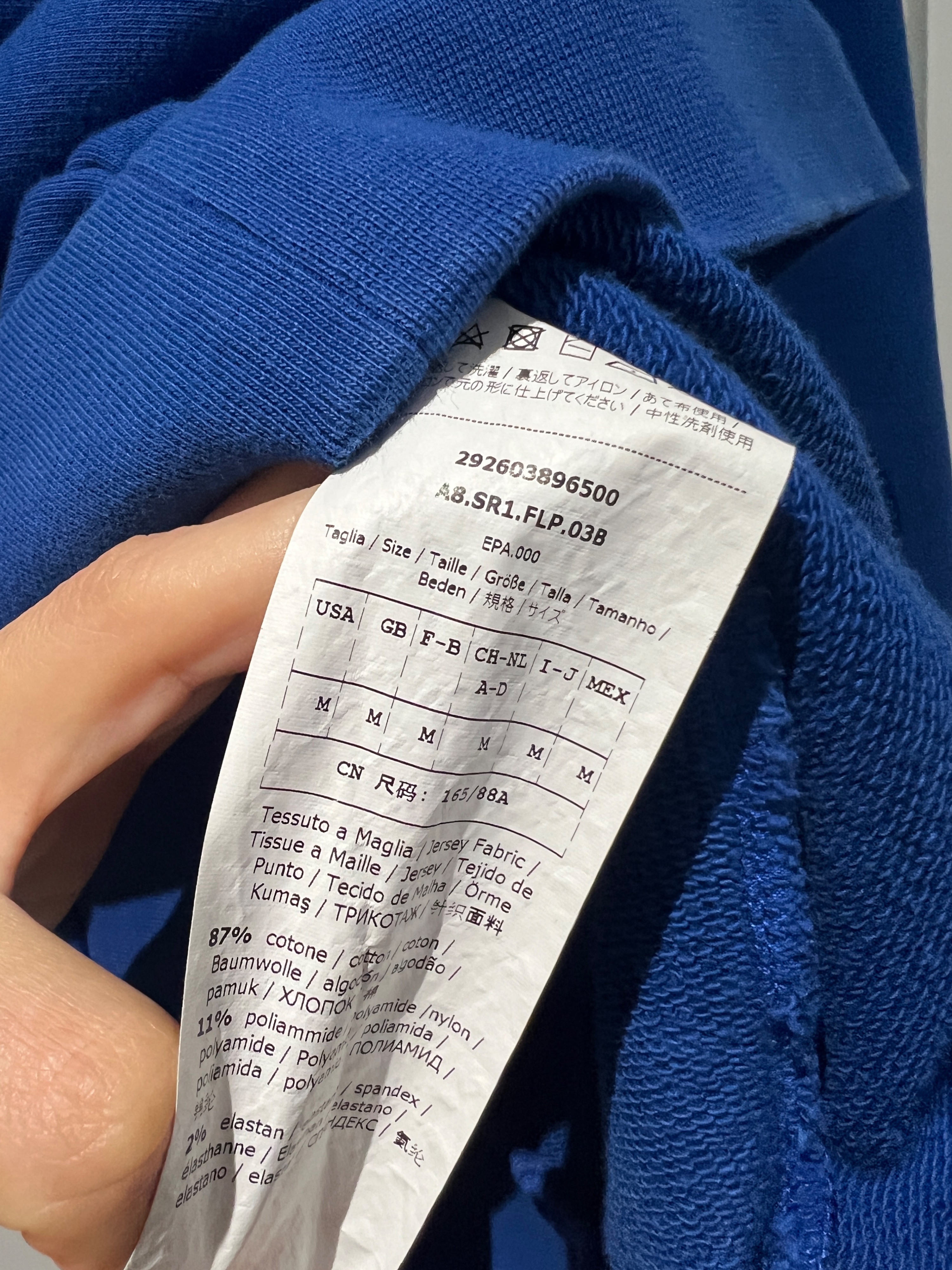 Preowned MaxMara Sportmax Blue Sweatshirt Size M cotton blend