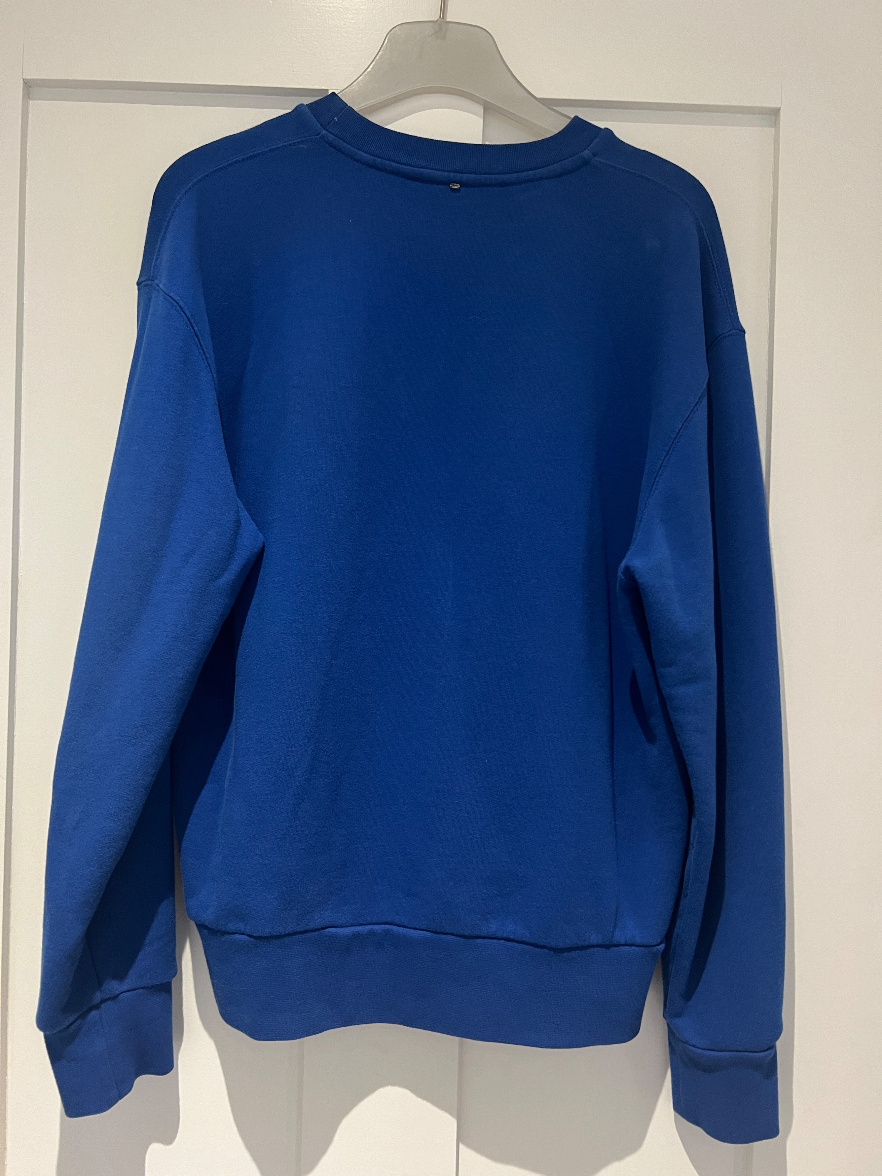 Preowned MaxMara Sportmax Blue Sweatshirt Size M cotton blend