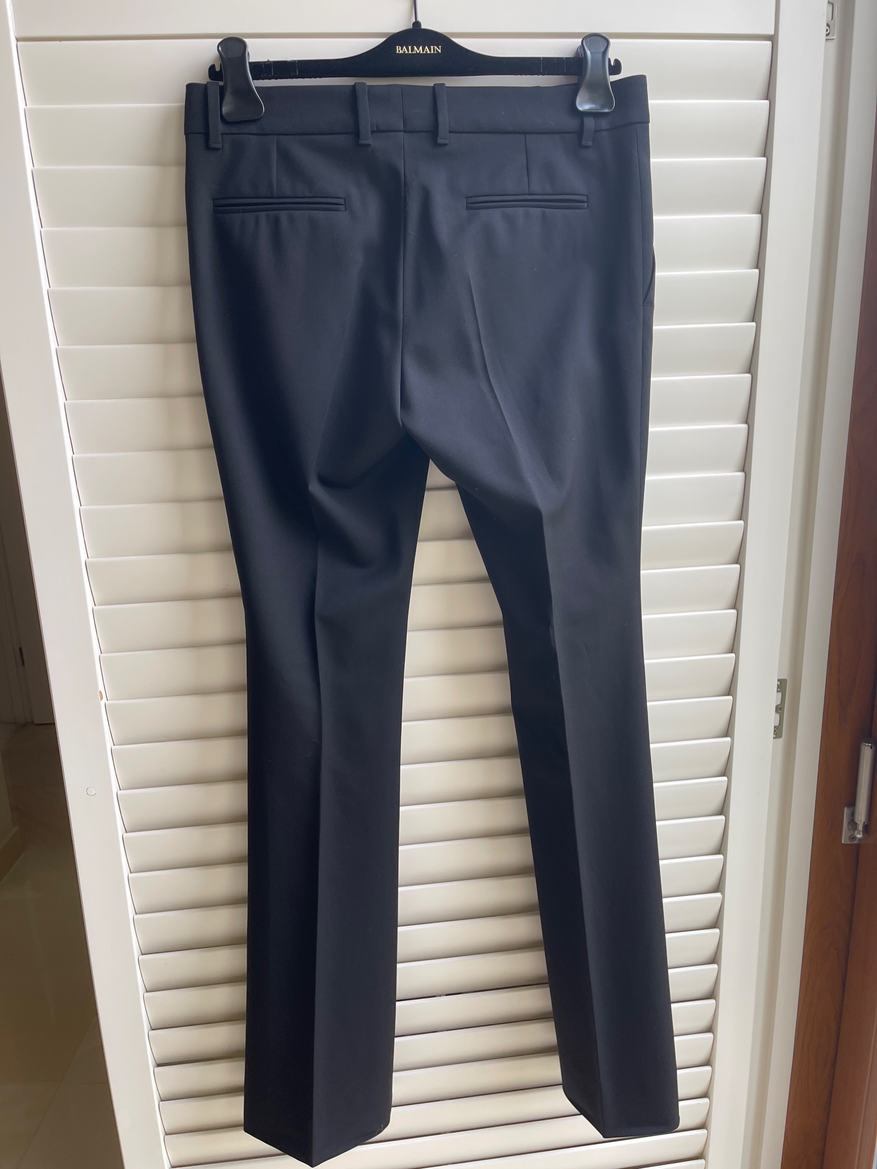 Gucci Black Tailored Trousers Size S wool/silk/elastane