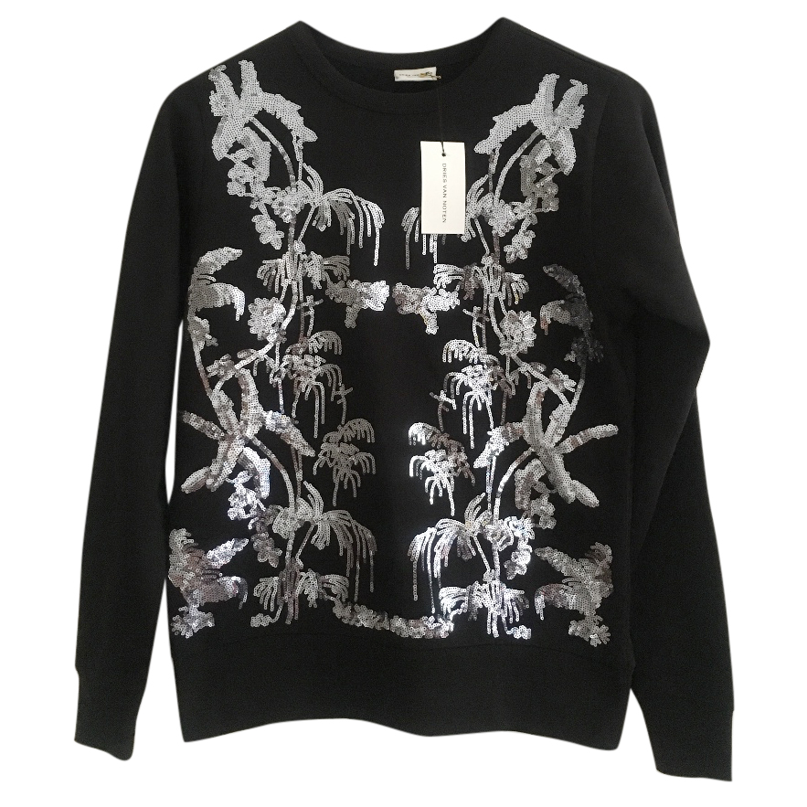 Dries Van Noten SS18 sweatshirt Size XS Black cotton