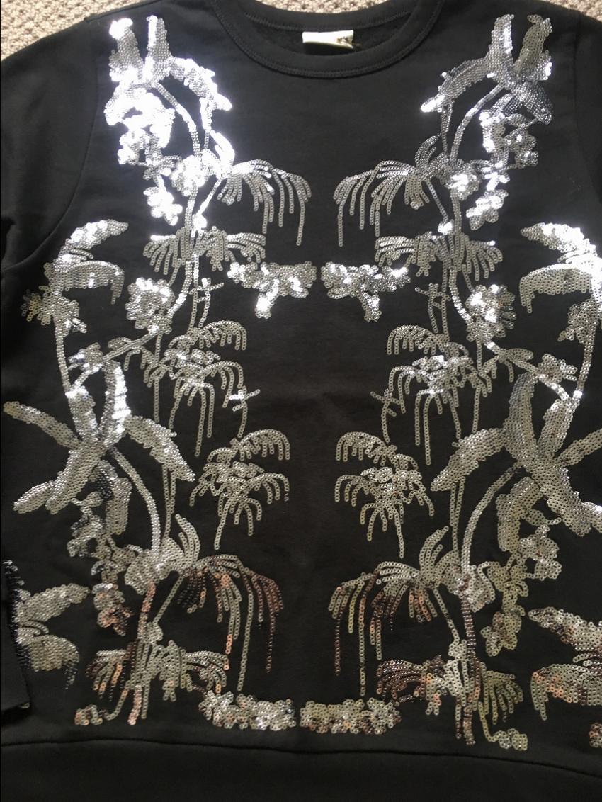 Dries Van Noten SS18 sweatshirt Size XS Black cotton