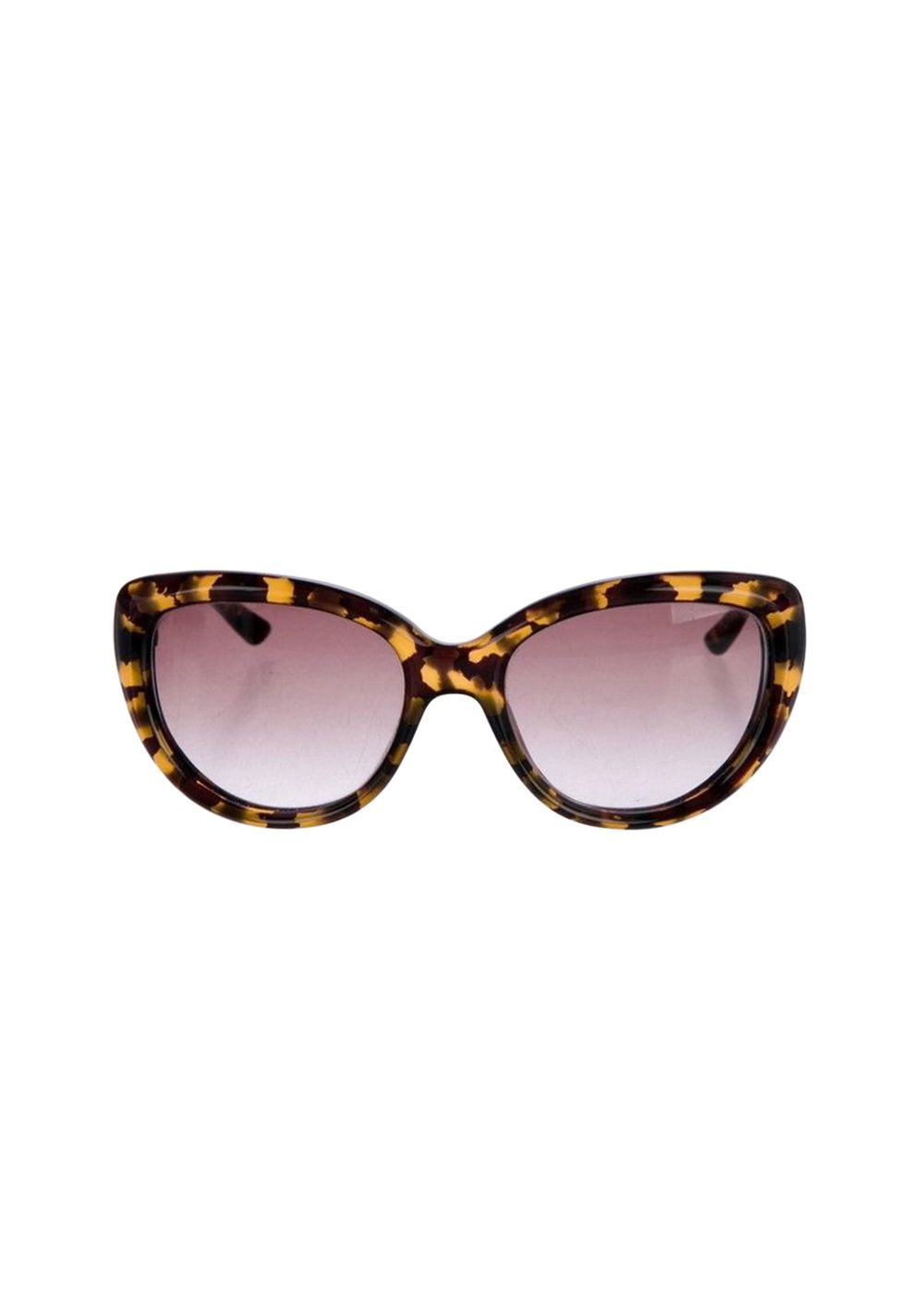 Dior Tortoise Shell LadyCat Cat Eye Sunglasses Brown Black acetate