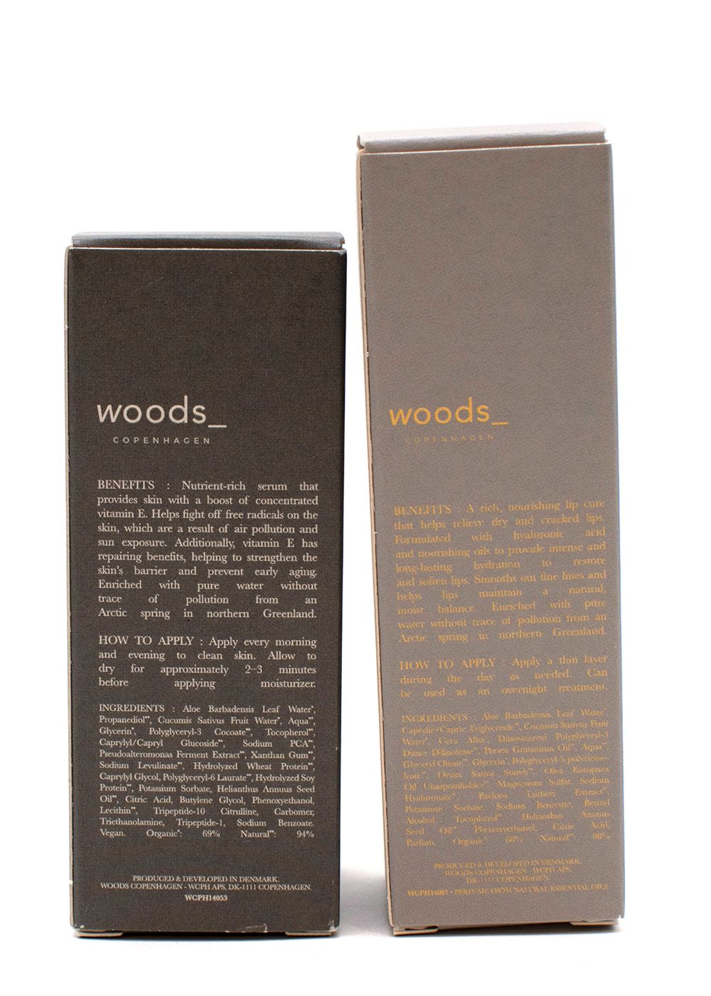 Woods_ lip repair 15ml  vitamin e serum 20ml n/a