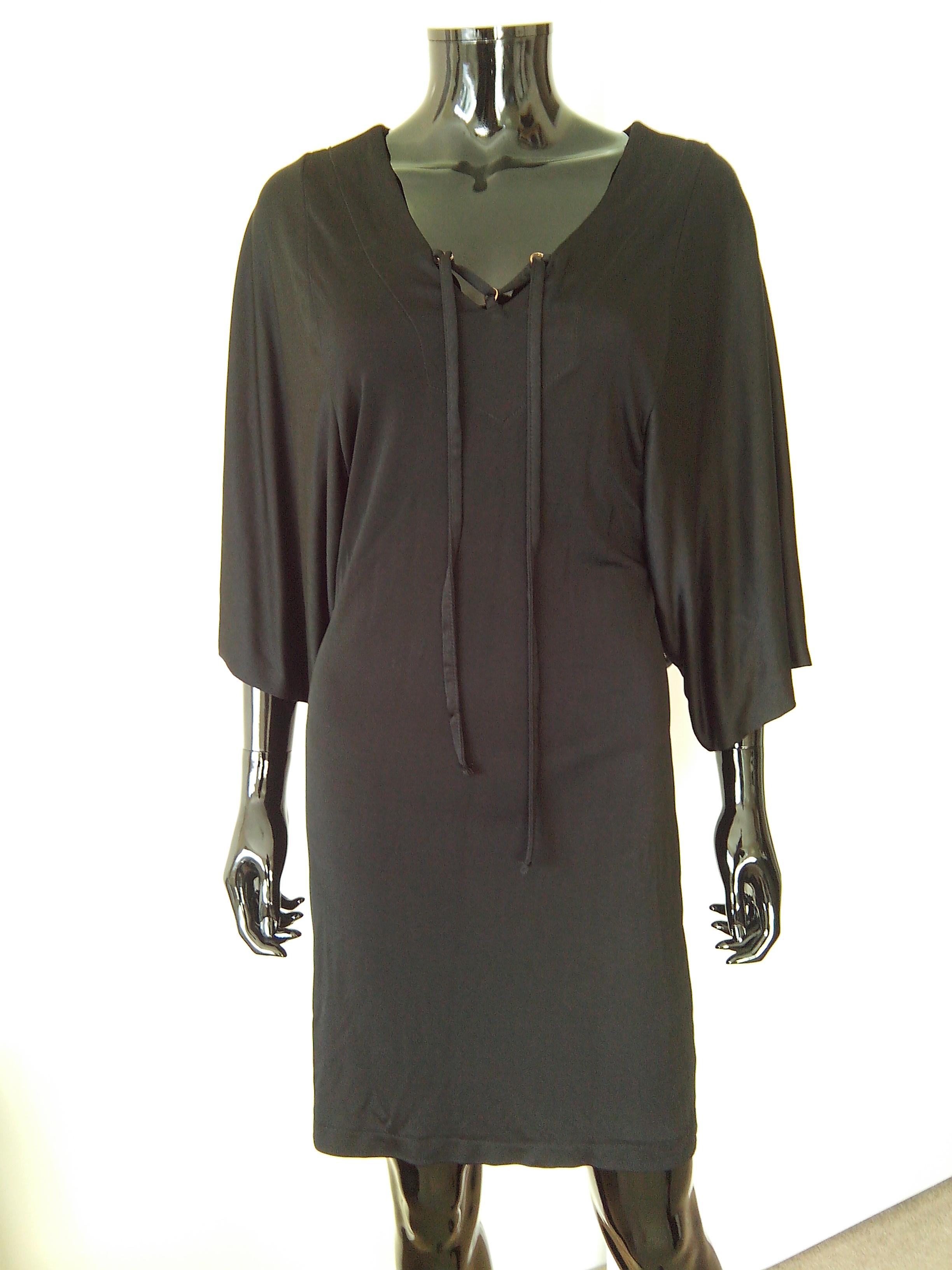 Preowned Melissa Odabash black dress Size S viscose