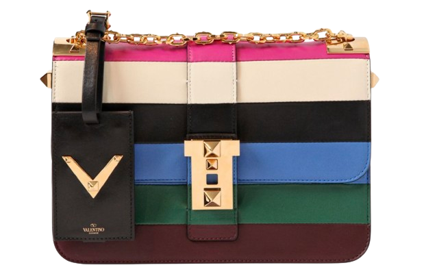 Preowned Valentino Multicoloured B-Rockstud Bag Multicolor leather