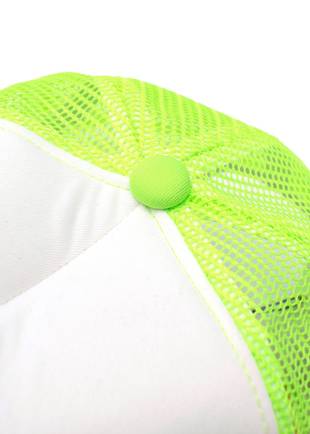 XOXOGOODBOY Valentine Logo Printed Neon Mesh Cap White/Green polyester