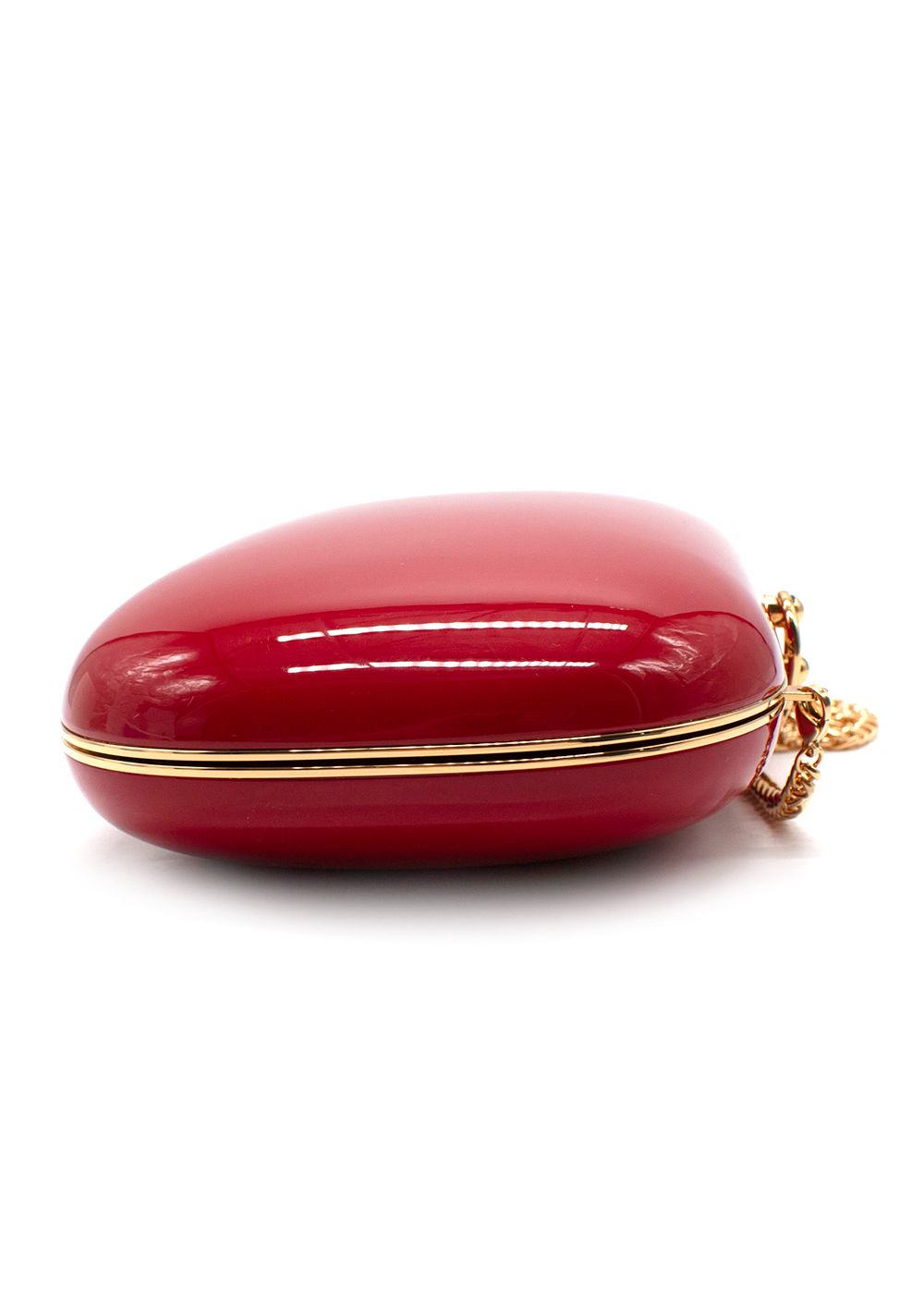 Jeffrey Levinson Touring Red Oval Elina Plus Clutch Bag aluminium