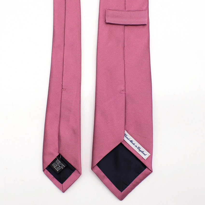 Men's Preowned Rosa  Teixeira Silk Tie Pink