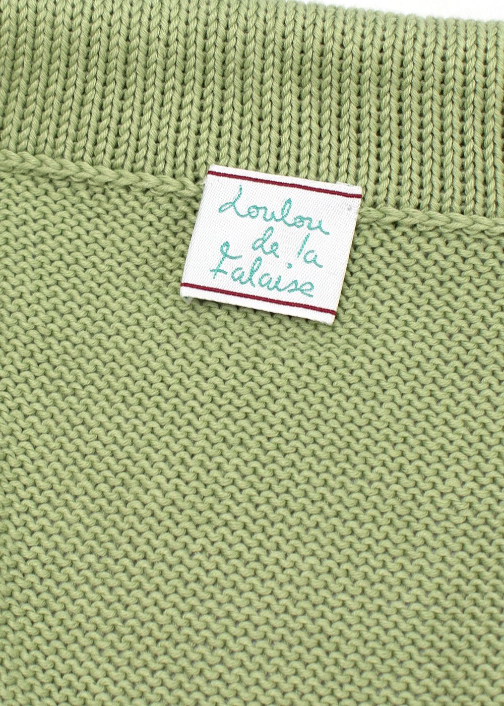 LouLou De La Falaise Lime Green Knit Short Sleeve Top Size M cotton