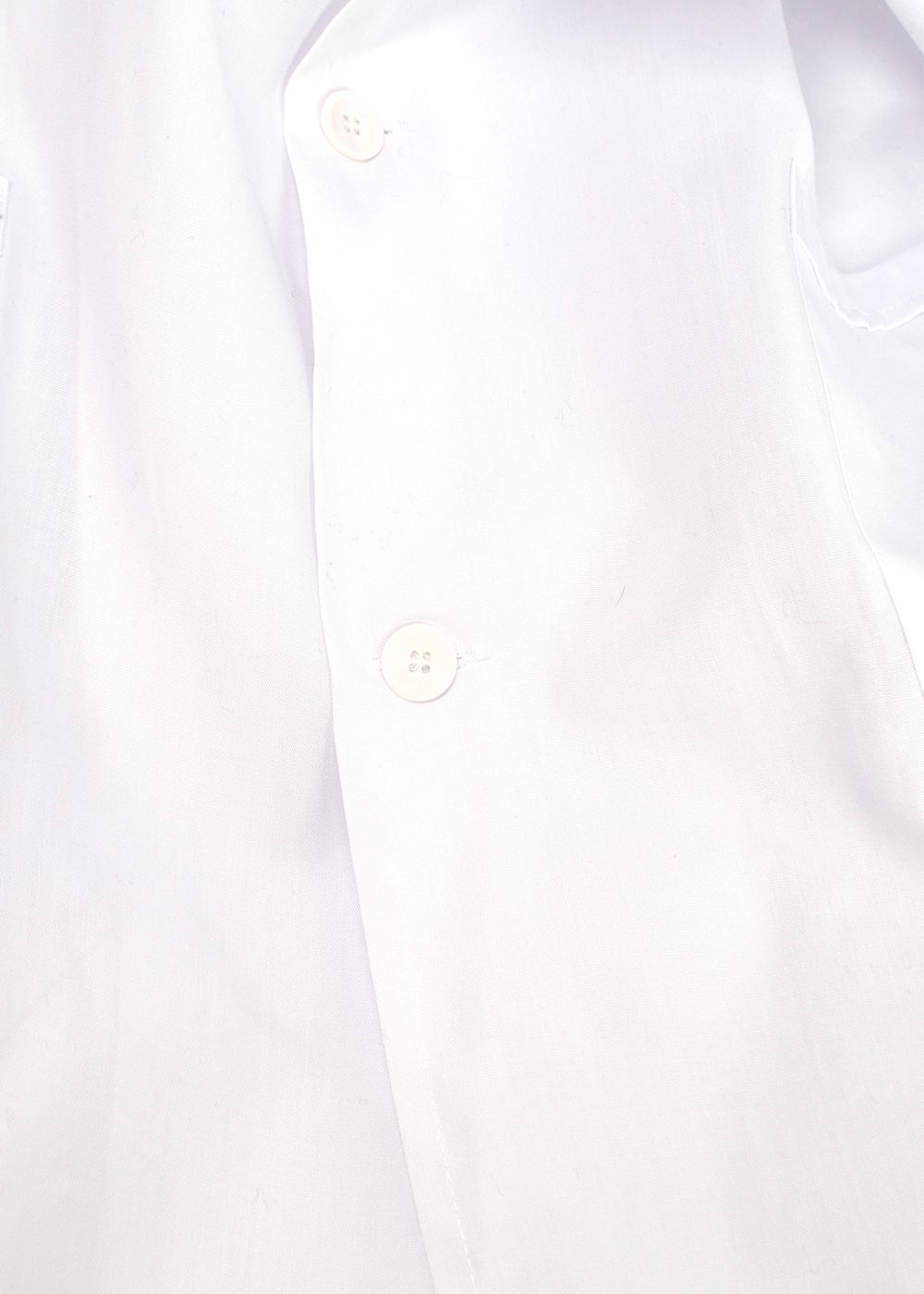 Men's Preowned Alaia Runway Show Invitiation White Cotton Atelier Lab Coat