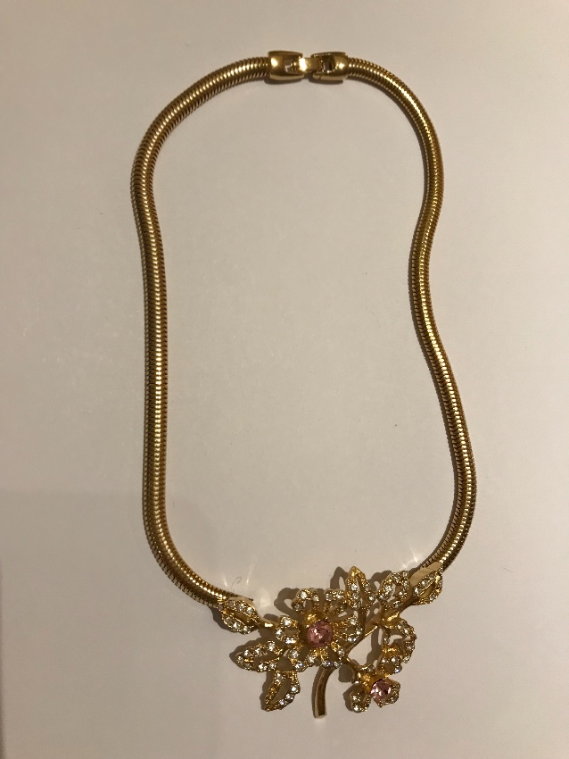 Givenchy Couture Crystal Embellished Vintage Necklace