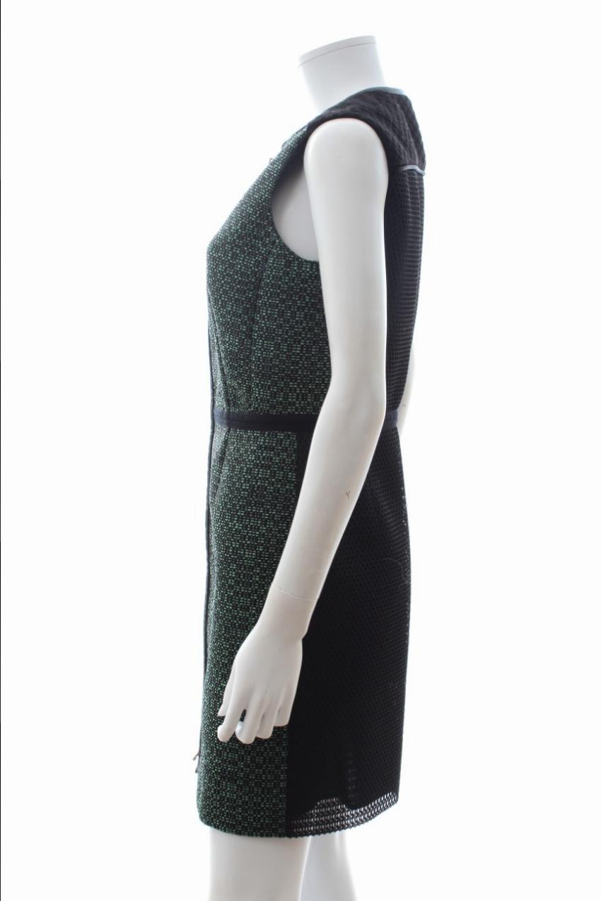 Preowned M Missoni textured woven shift dress Size S Black polyester