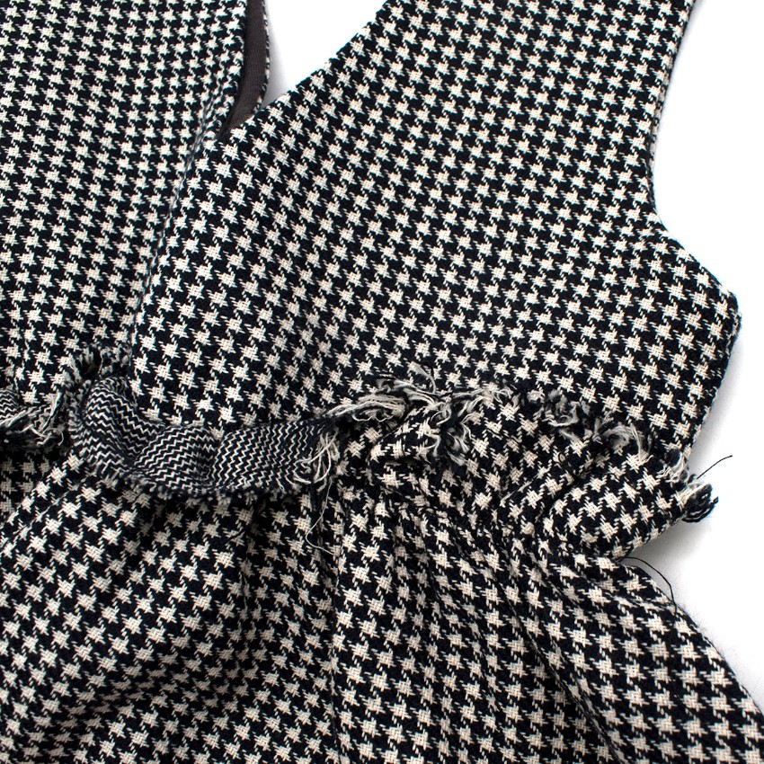 Boys Oahu Black  White Gingham Dress Size 18-24 Months wool