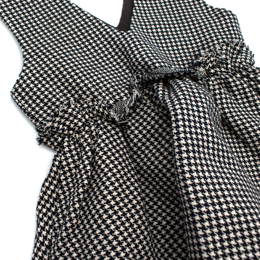 Boys Oahu Black  White Gingham Dress Size 18-24 Months wool