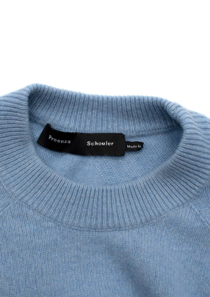 Preowned Proenza Schouler Blue Cashmere Jumper Size M