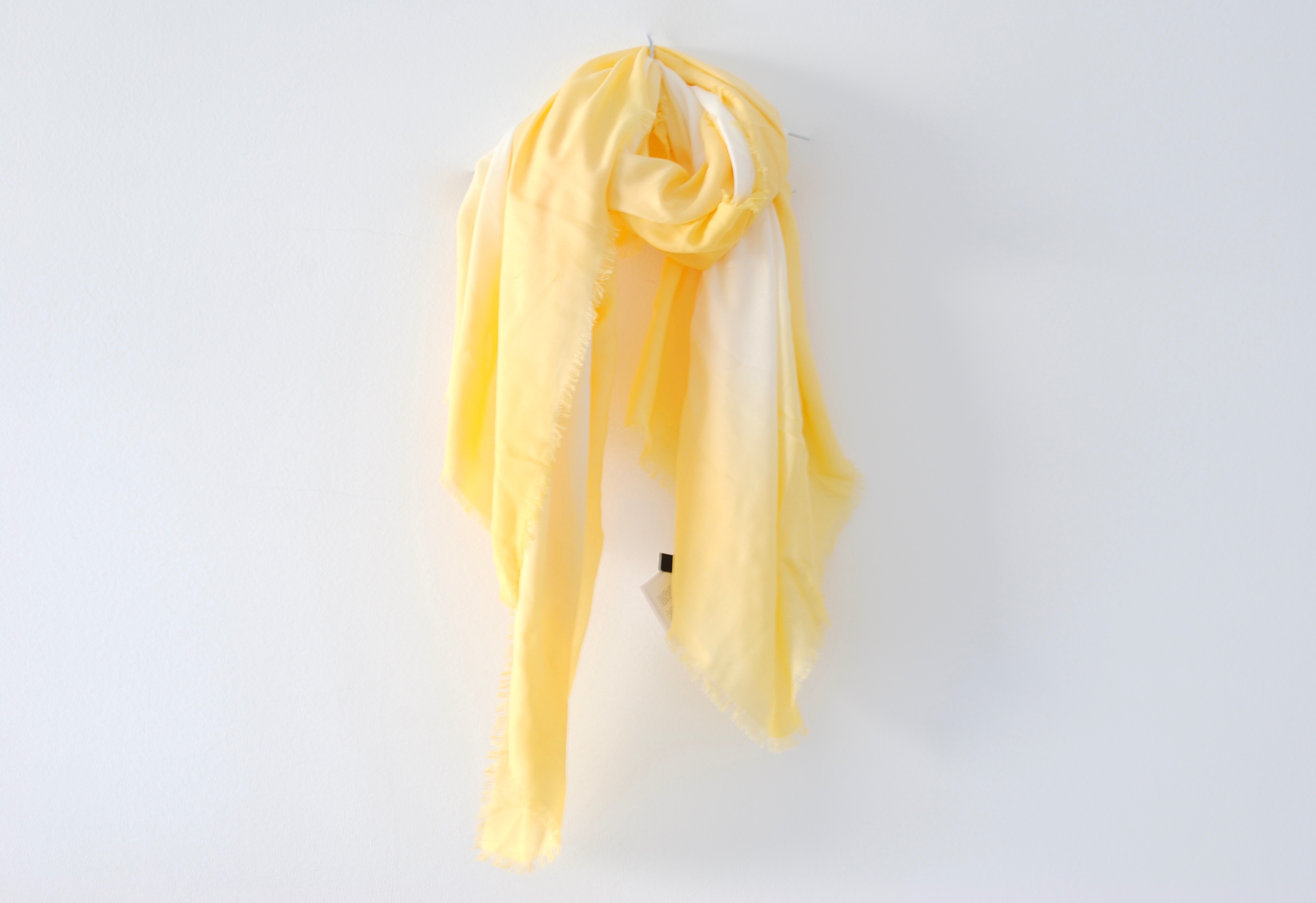 MaxMara Yellow Ombre Modal Scarf