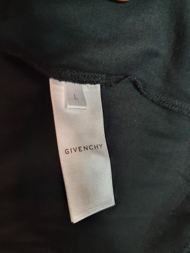 Men's Givenchy Black Printed Cotton T-Shirt Size M