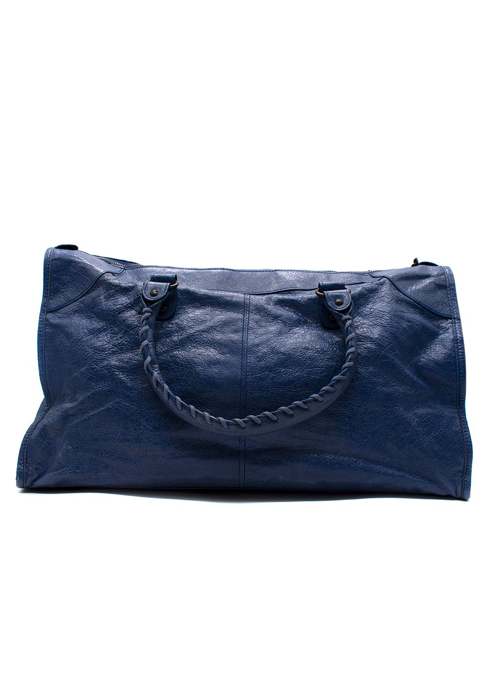 Preowned Balenciaga Blue Leather Classic City Bag