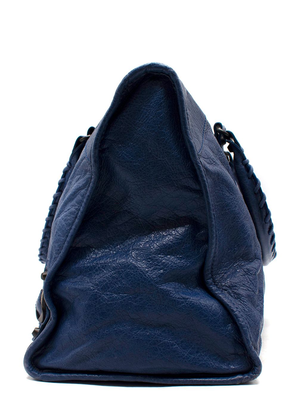 Preowned Balenciaga Blue Leather Classic City Bag