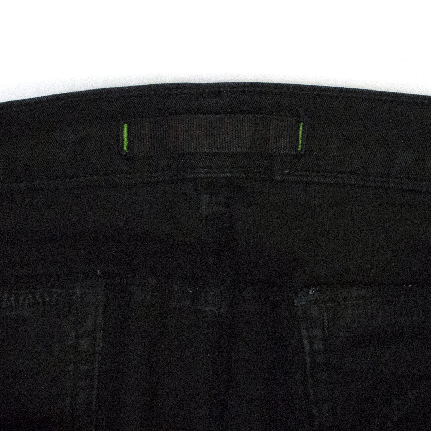 Preowned J Brand Black Carey Zip Moto Jeans Size 27/69 cotton