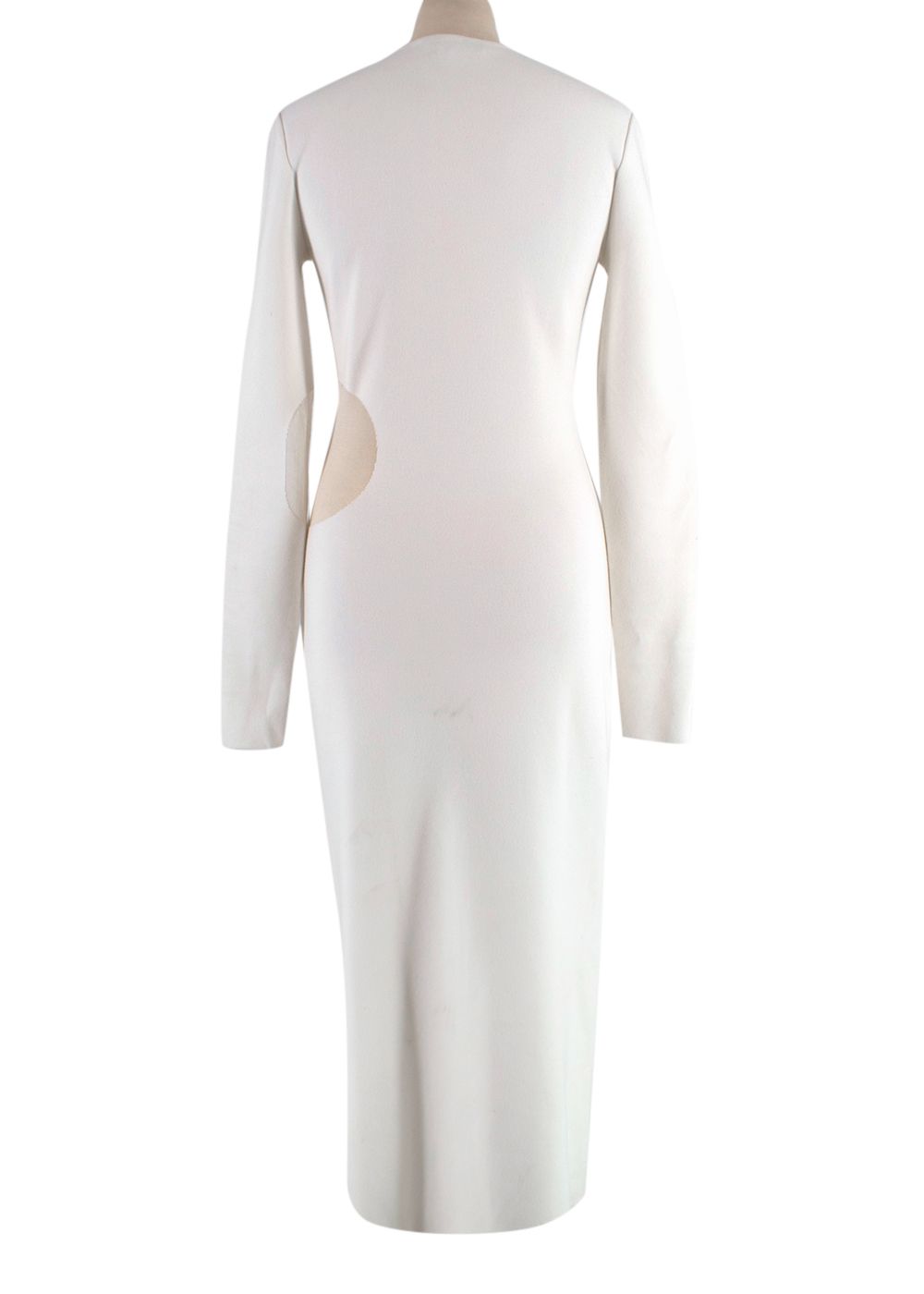 Zeynep Arcay sheer white knit midi dress Size M viscose