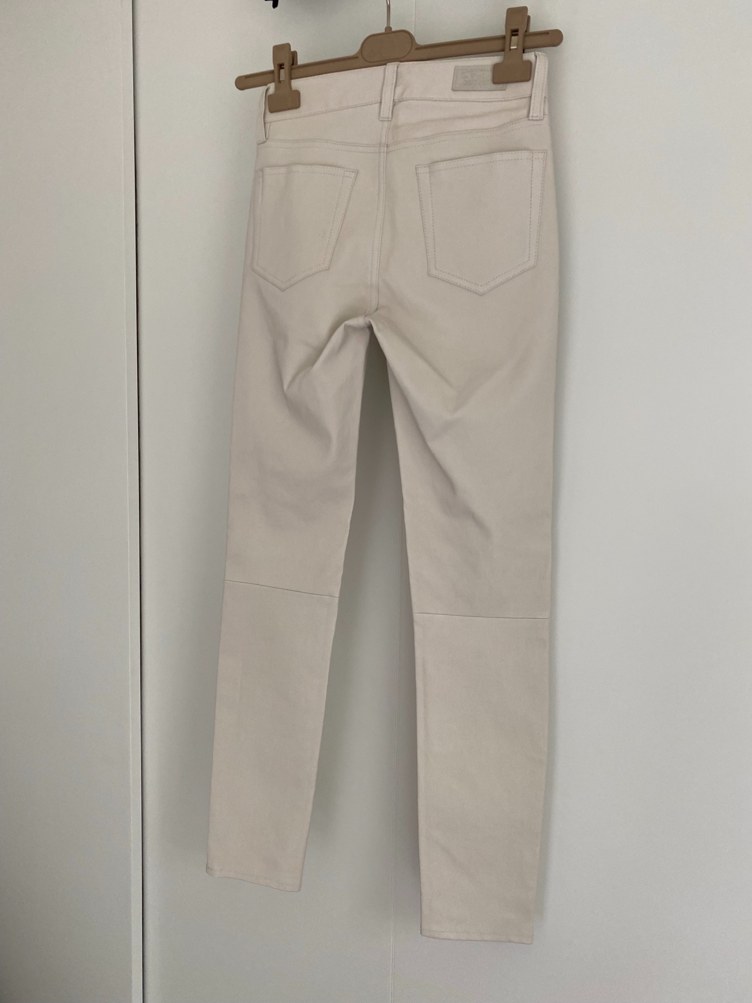 Ralph Lauren Polo White leather trousers Size XXS