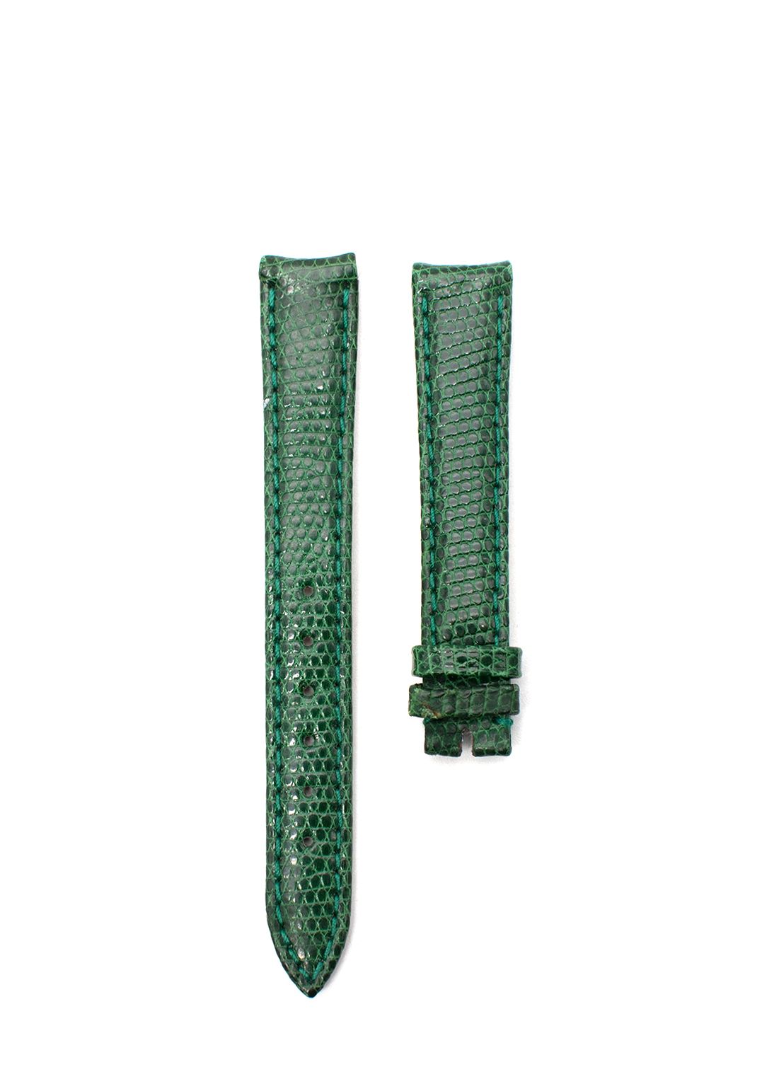 Preowned Chopard Green Lizard  Leather Watch Strap