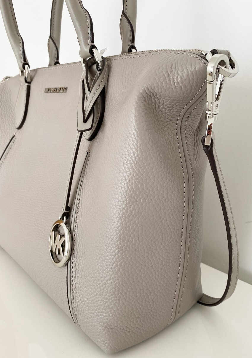 Michael Michael Kors Pearl Grey Tote Bag leather