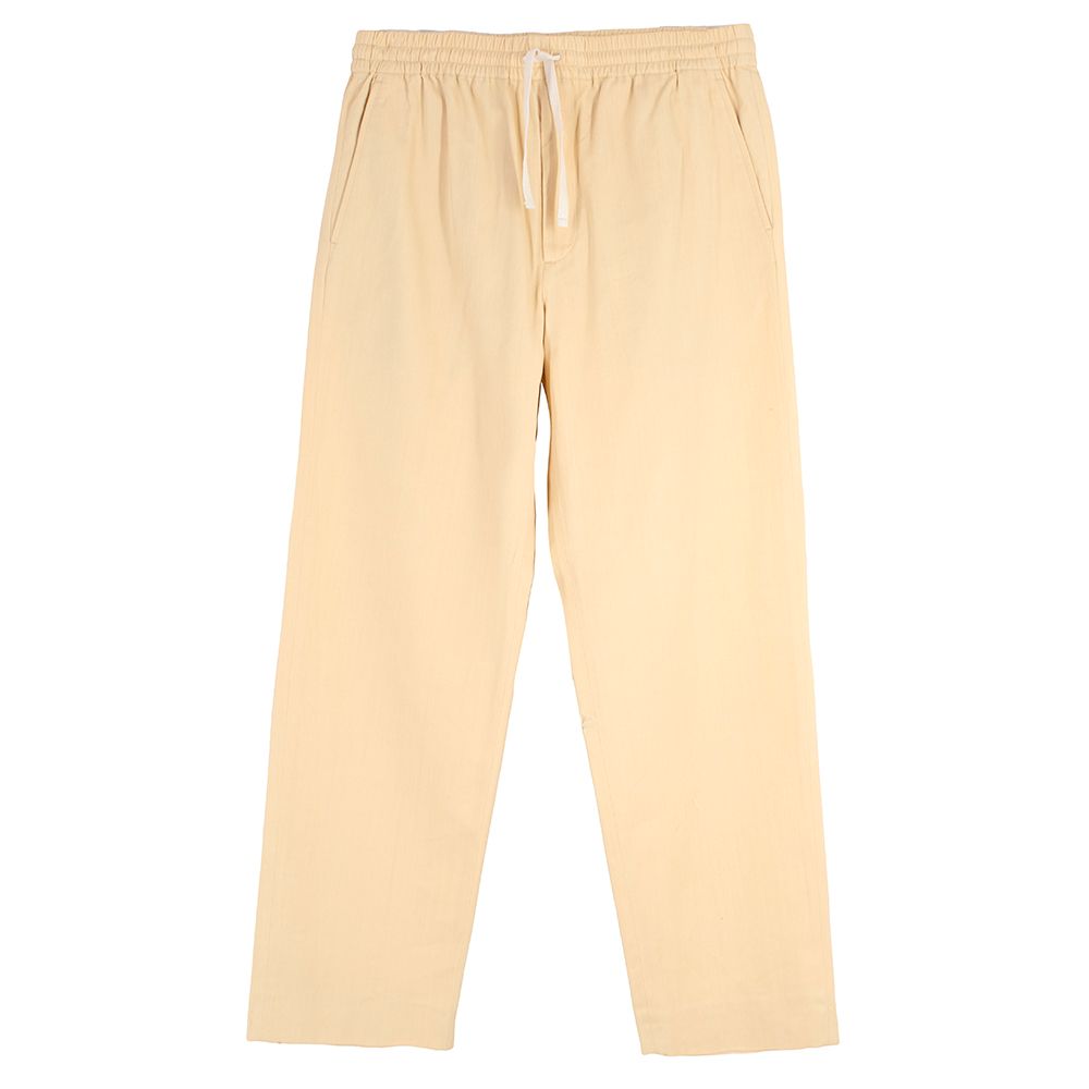 Men's Gucci Yellow Elasticated Waist Tailored Trousers Size S cotton