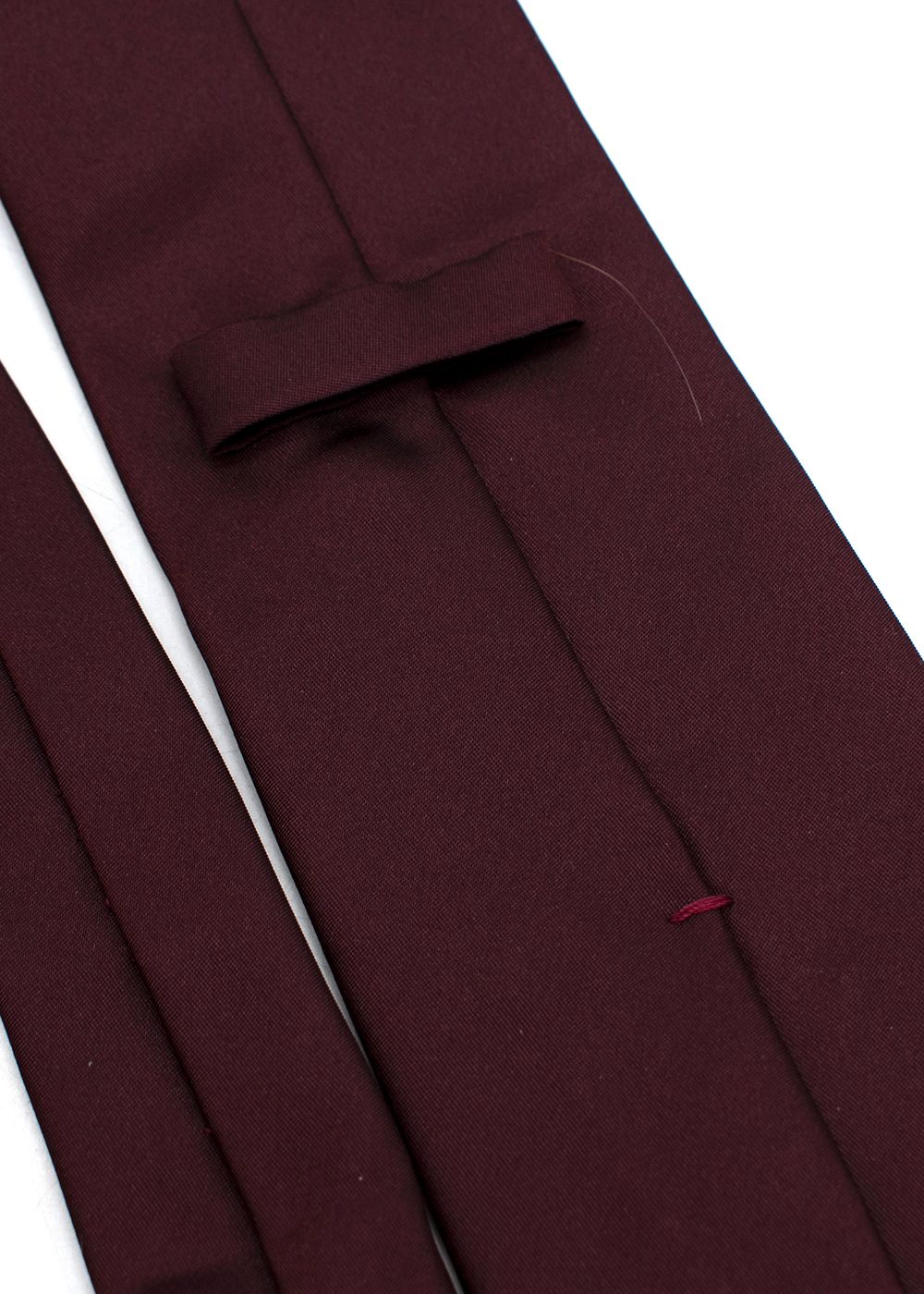 Men's Preowned Pal Zileri Burgundy Silk Tie