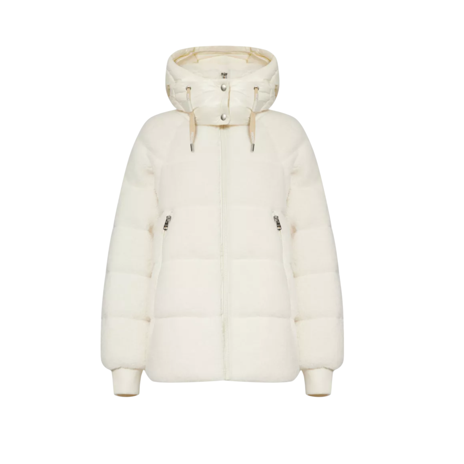 Mackage Off-White Edana Down Jacket Size M white wool