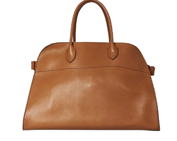 The Row Caramel Margaux 15 Tote Bag Cuir/Camel leather