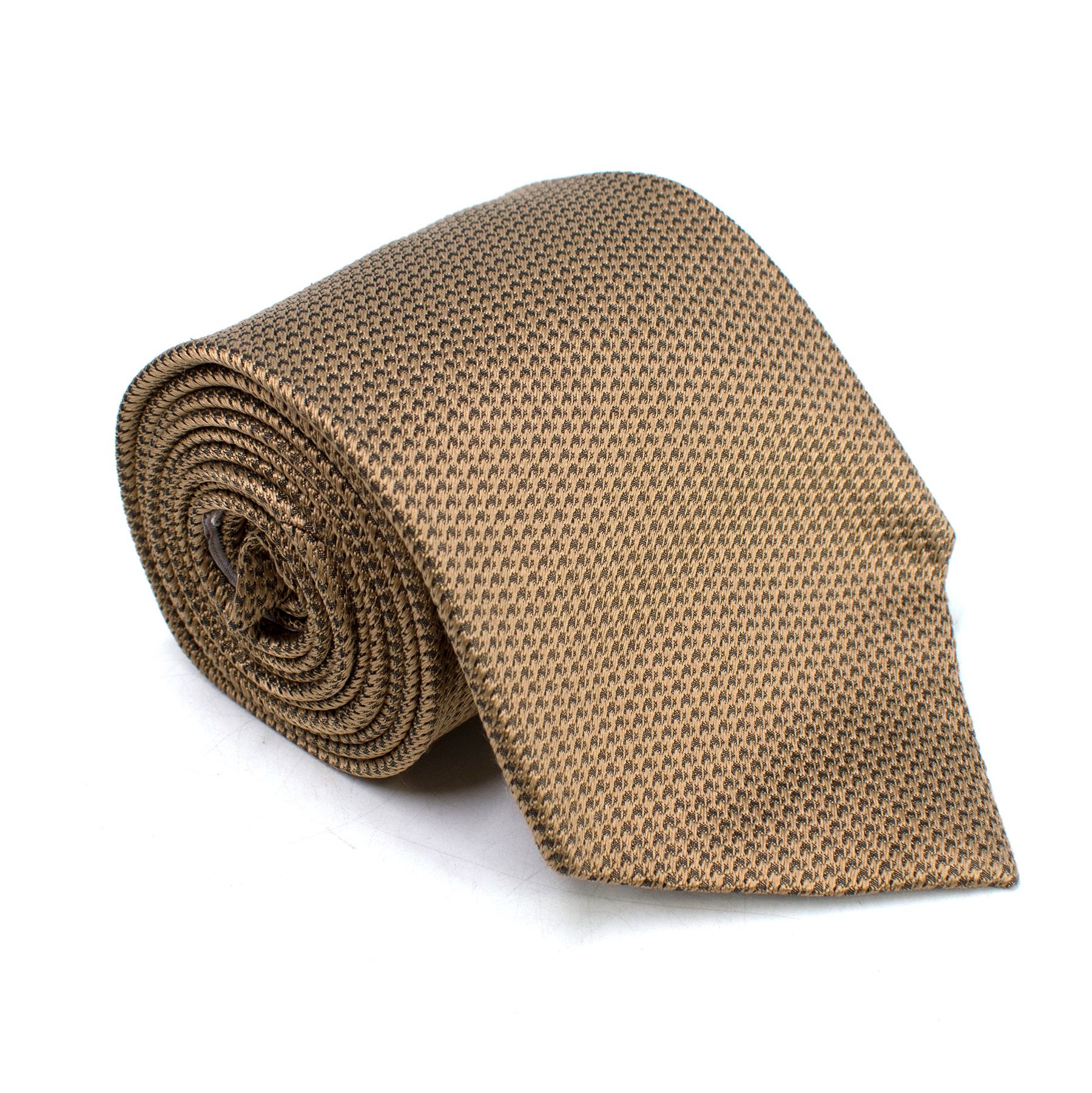 Men's Preowned Turnbull Asser Gold Silk Tie