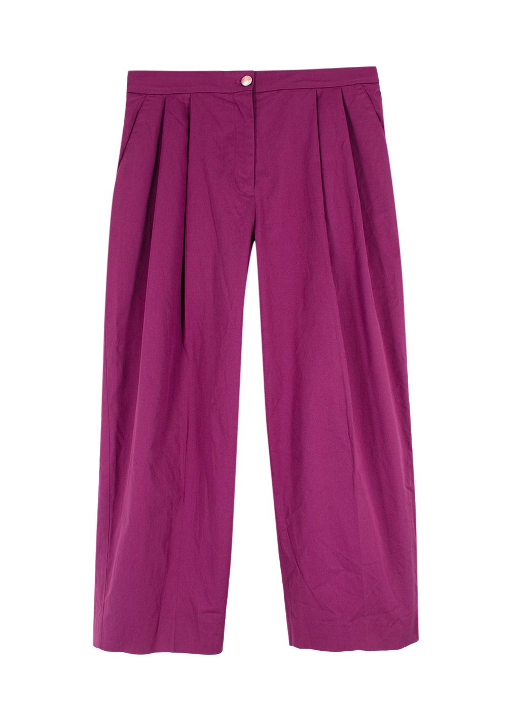 Dolce  Gabbana Plum Trousers Size XL cotton