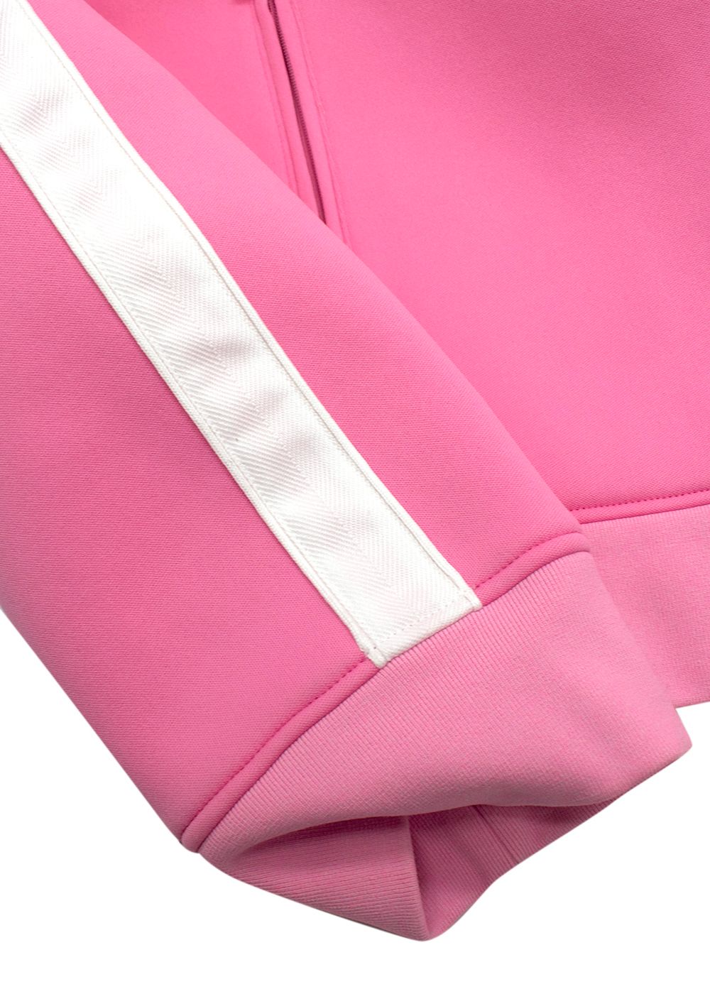 Loewe Pink Zip-Up Hooded Jacket Size S polyester